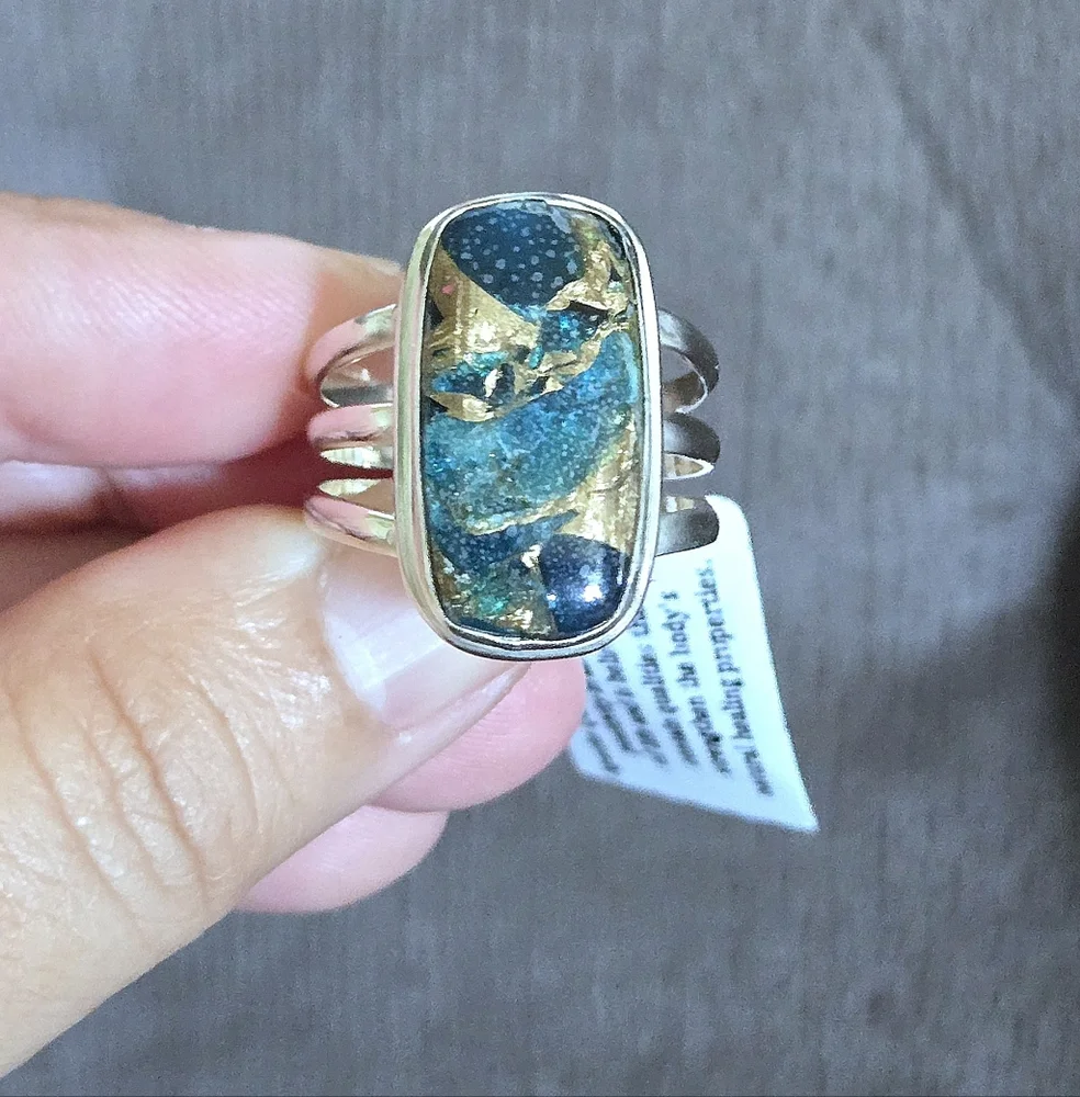 Shivam Apatite Quartz Statement Ring💍 - NWT - Picture 11 of 15